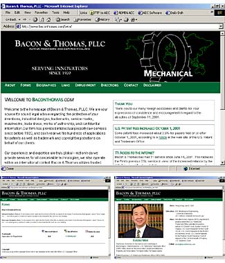 Bacon Thomas website screenshot